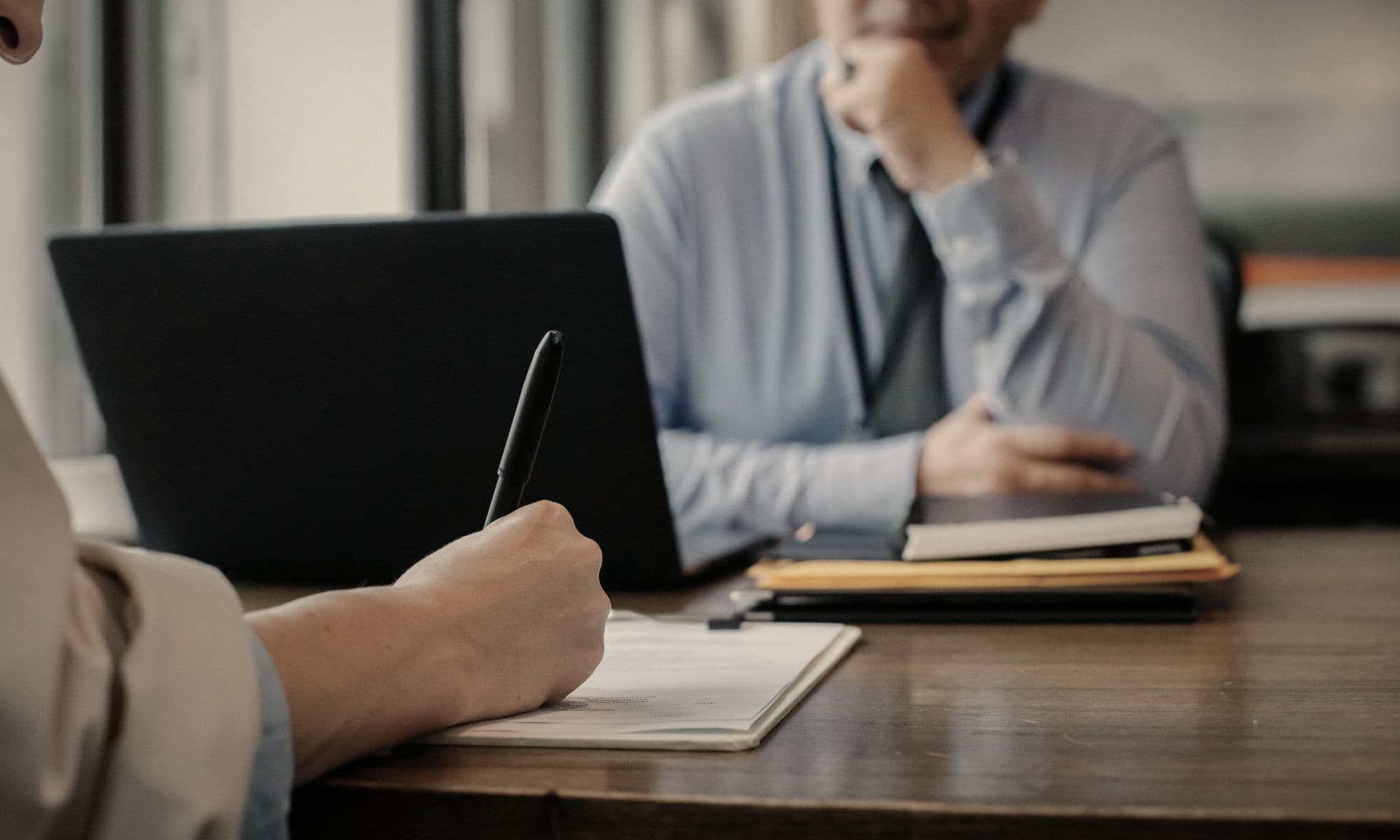 The graceful goodbye during the layoff