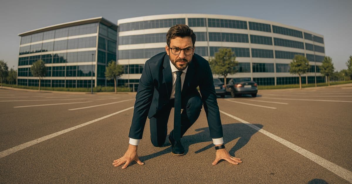 Job seeker applying early using ATS resume tips on a laptop in a bright home office setting