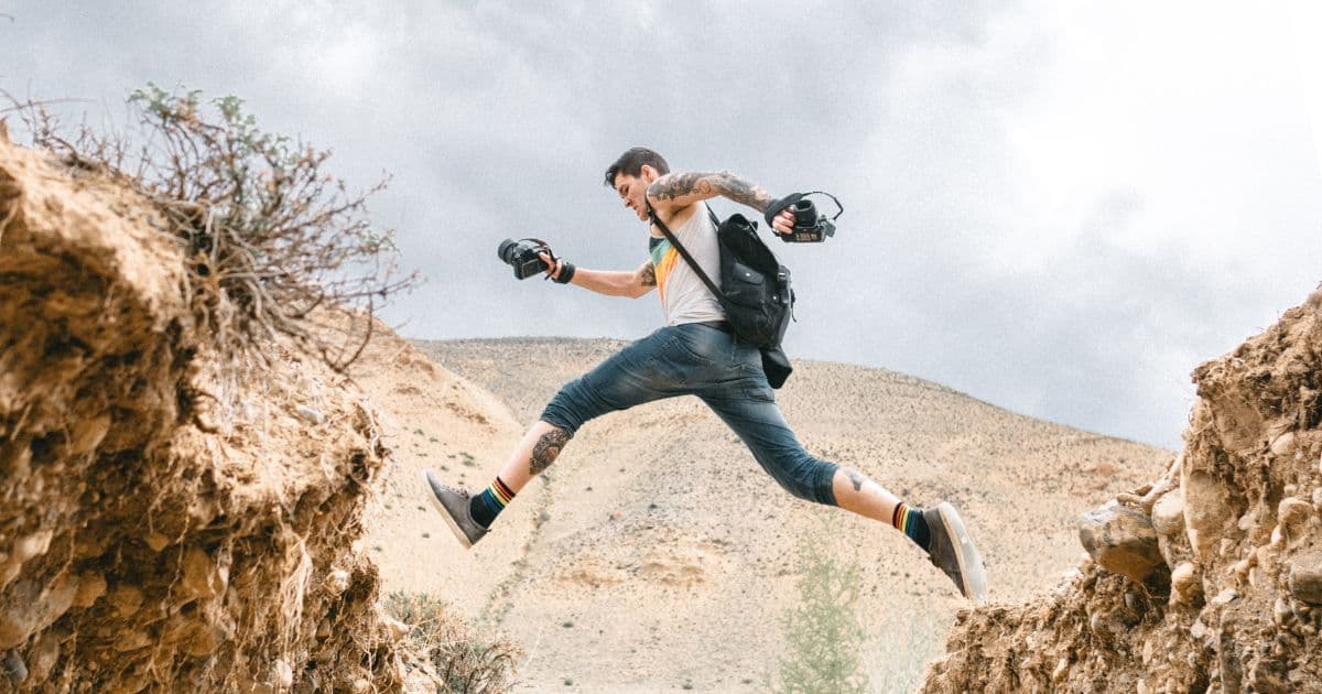 Professional reviewing and annotating a non-linear career resume at a desk with natural light