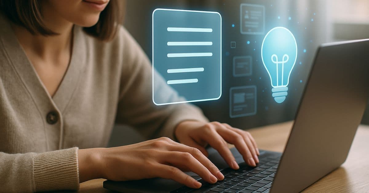 Job seeker reviewing optional sections on online job application form at computer