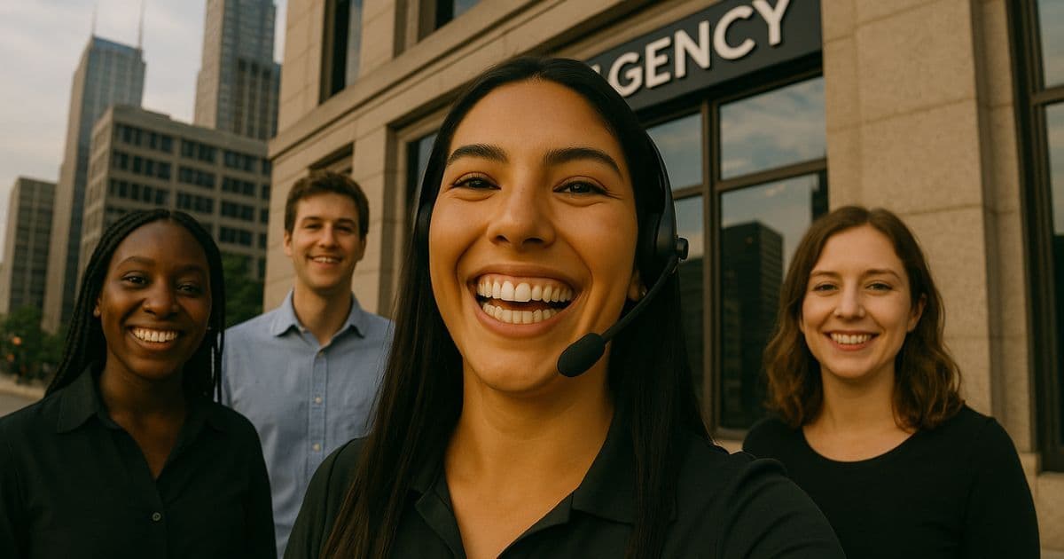 Professional delinquency specialist reviewing account recovery documentation and compliance reports at desk