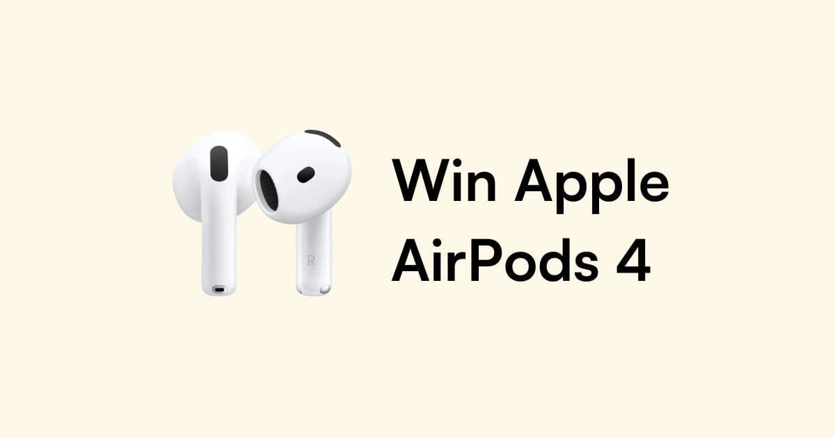 Apple AirPods 4 giveaway contest promotion for Yotru 30 Day Pass customers in the United States and Canada