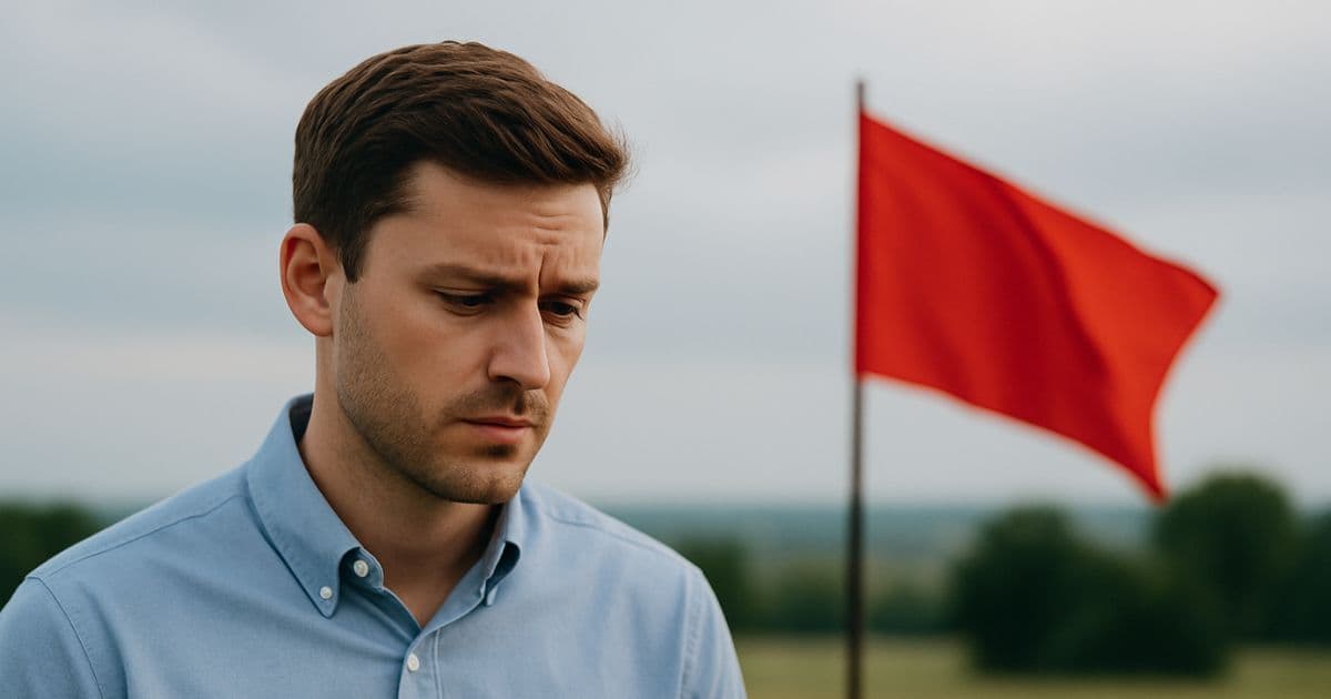 Job seeker sitting across from an interviewer in a corporate office, looking uncertain after an uncomfortable exchange during a job interview