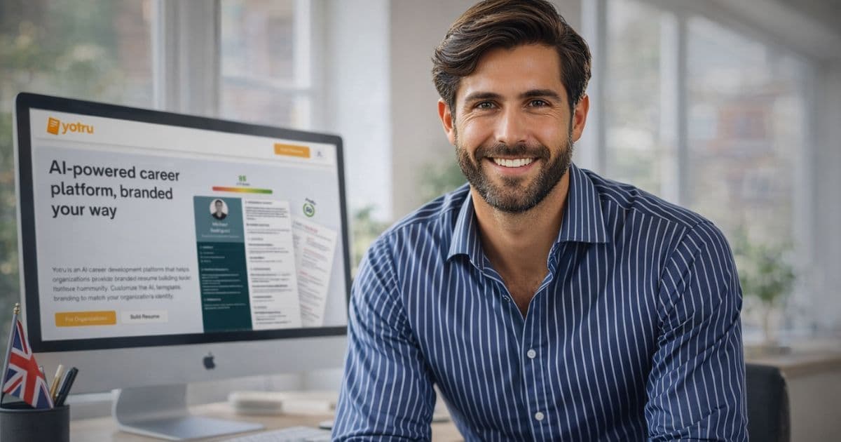 Job seeker using ChatGPT resume builder on laptop while drafting professional resume content and reviewing sections for ATS compatibility